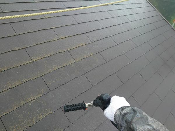 柏市外壁屋根塗装工事のシャイン　施工事例高圧洗浄