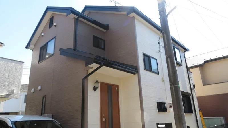 松戸市I様邸のパミール屋根カバー工法＋外壁塗装施工後