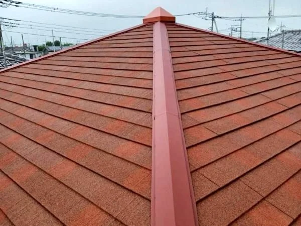 守谷市 N様邸 方形屋根のディプロマットスター屋根リフォーム