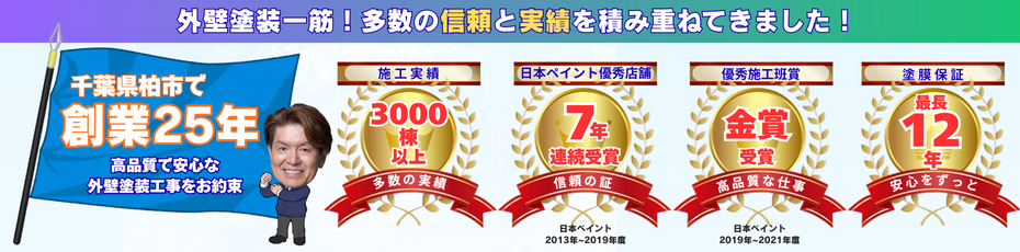 外装一筋！多数の信頼と実績あり