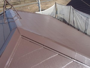 千葉県柏市　O様邸　外壁塗装と屋根塗装の屋根の施工後写真