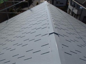 茨城県取手市　A様邸　外壁塗装と屋根塗装の屋根の施工後写真