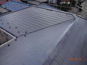 千葉県柏市　Ｎ様邸　外壁塗装と屋根塗装の屋根の施工後写真