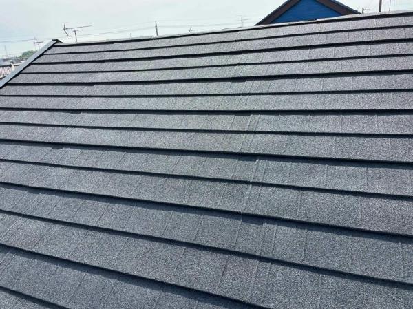 外壁屋根塗装工事のシャイン施工事例金属屋根カバーディプロマットスター