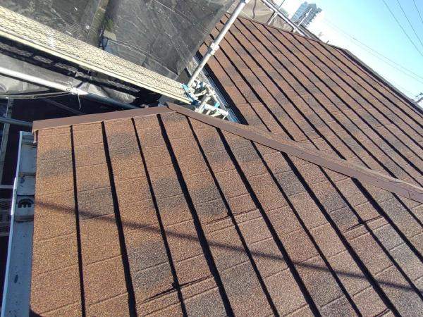 柏市外壁屋根塗装工事のシャイン施工事例屋根改修工事ディプロマットスター