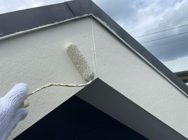 柏市外壁屋根塗装工事のシャイン施工事例付帯塗装