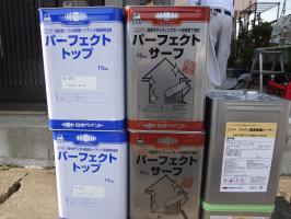 千葉県松戸市S様邸の外壁塗装と屋根塗装工程：使用材料３