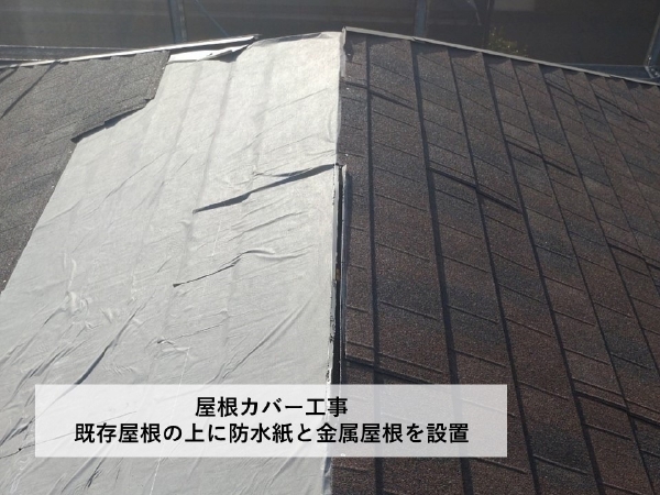 柏市外壁屋根塗装工事のシャインザルフ塗れない屋根パミール