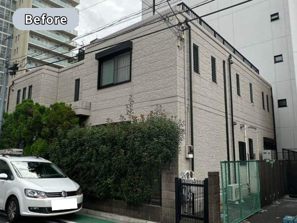 柏市外壁屋根塗装工事のシャイン　東京都文京区　大成建設ハウジング　パルコン　大成パルコン　コンクリート外壁　アステック　弾性塗料　アステックリファイン弾性　シーリング　コーキング　