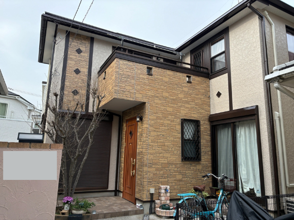 柏市　高意匠サイディングの美しさを維持する【UVプロテクトSiクリヤー】にて塗装