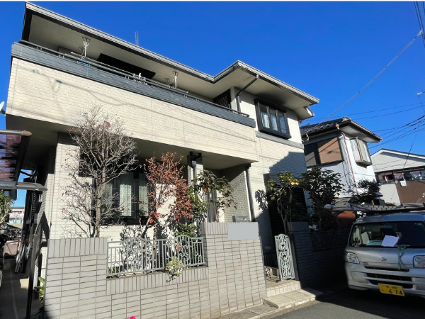 流山市 窯業系サイディング壁 外壁塗装 屋根　シーリング補修　凍害