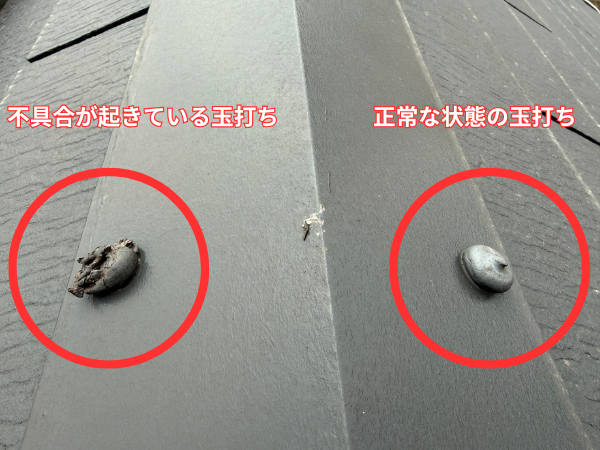 柏市外壁屋根塗装　シャイン　外壁塗装　リファイン　アステックペイント　定期点検　訪問業者　飛び込み業者　シーリング　コーキング　棟板金　屋根塗装　鳥によるシーリング不具合　ソーラーパネル