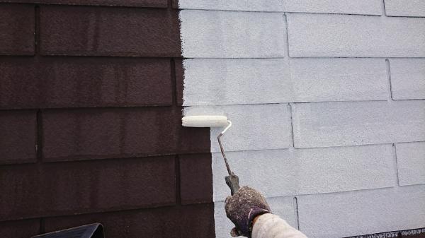 外壁屋根塗装工事のシャイン施工事例サーモアイシーラー