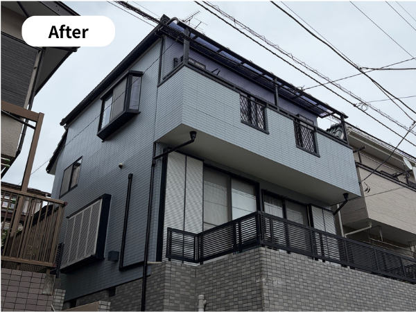 柏市　外壁屋根塗装　シャイン　直貼り工法　サイディング　凍害　モニエル瓦　シーリング